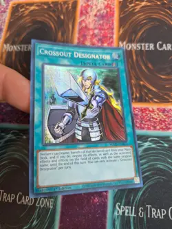 Yugioh Crossout Designator MP22-EN265 Prismatic Secret Rare 1st Edition NM - Image 2