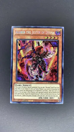Aluber the Jester of Despia Dawn of Majesty (DAMA-EN006) Yugioh Secret Rare - Image 1
