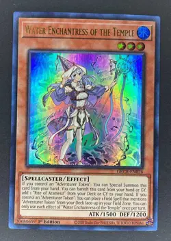 Water Enchantress of the Temple Grand Creators (GRCR-EN026) Yugioh Ultra Rare - Image 1