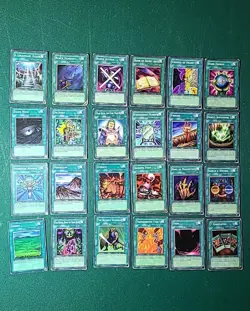 Yugioh Lot of 24 MAGIC Cards. NO DOUBLES! 24 Unique Vintage Cards! - Image 1