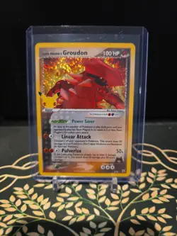 Team Magma's Groudon 9/95 - 25th Anniversary Celebrations Holo Pokemon Card - Image 1