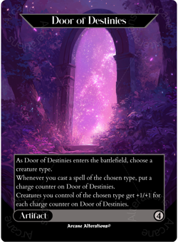 Door of Destinies - Full Art Altered Art Custom Proxy Cards - Image 1