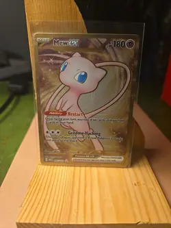 Pokemon TCG Mew EX Metal Gold NM 205/165 Scarlet & Violet 151 Promo Card - Image 1