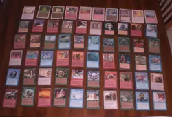 60 ASSORTED MAGIC THE GATHERING CARDS - Image 1