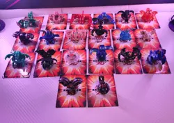 Bakugan Lot with Cards (Battle Brawlers/New Vestroia/Gundalian Invaders/BakuTech - Image 2