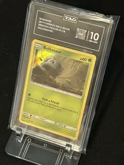 Bulbasaur #1/18 - Detective Pikachu Holo Pokemon Card - Graded TAG 10 Gem Mint - Image 2