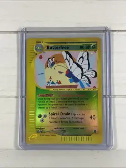 Pokemon Card Expedition 38/165 Butterfree Reverse Holo NM - Image 1