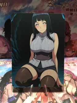 Hinata Naruto Shippuden Waifu Card Goddess Story CCG Anime Waifu Double Sided - Image 2