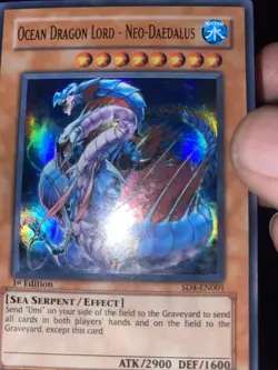 Ocean Dragon Lord - Neo-Daedalus SD4-EN001, 1st edition Ur + 10 random cards - Image 3