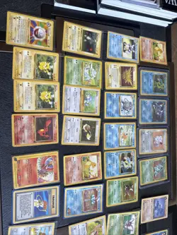 Pokemon TCG Retro Wizards Large Lot of Cards NM Condition All Cards Included - Image 1