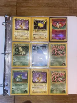 Binder Of Vintage Pokemon Cards Including Foils/Rares - Image 1