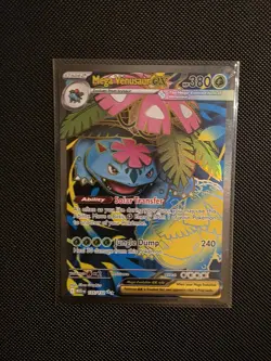 Mega Venusaur EX 155/132 Mega Evolution ENGLISH Pokemon TCG Card NM Ultra Rare - Image 1