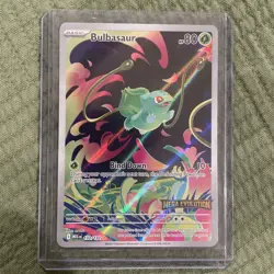 Mega Evolution Bulbasaur Promo Card Illustration - Image 1