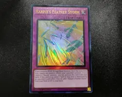 Harpie's Feather Storm RA01-EN073 Prismatic Ultimate Rare Yugioh Card NM - Image 1