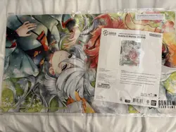 Gundam Card Game Suletta And Miorine Evx02 Playmat And Card Set Bandai Card Fest - Image 1