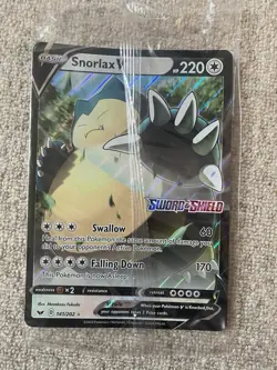 Snorlax V 141/202 Jumbo Oversized Promo Card - Pokemon Sword & Shield (Sealed) - Image 1