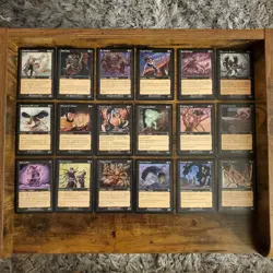 Original Vintage 1994 1995 Magic The Gathering Black Card Lot RARE D&D Legendary - Image 1