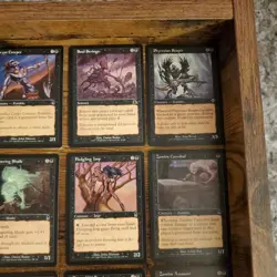 Original Vintage 1994 1995 Magic The Gathering Black Card Lot RARE D&D Legendary - Image 3