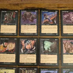 Original Vintage 1994 1995 Magic The Gathering Black Card Lot RARE D&D Legendary - Image 4