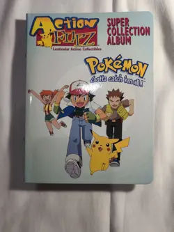 Pokemon Artbox 1999 Premier Edition Action Flipz 53 Card Lot with Binder - Image 1