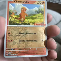 Pokemon Charmander GameStop Promo Card 004/165 Reverse Holo - Image 4