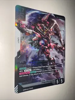 Justice Gundam - GD01-066 LR GUNDAM TCG CARD GAME FOIL ENGLISH NEWTYPE RISING - Image 2