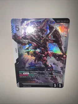 Justice Gundam - GD01-066 LR GUNDAM TCG CARD GAME FOIL ENGLISH NEWTYPE RISING - Image 5