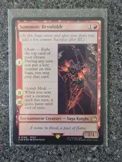 MTG Final Fantasy, Summon: Brynhildr - Foil - Image 1