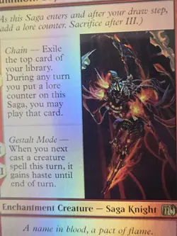 MTG Final Fantasy, Summon: Brynhildr - Foil - Image 2