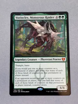 Vorinclex Monstrous Raider regular art, regular, Kaldheim, MTG - Image 1