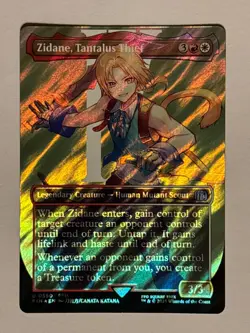 Zidane, Tantalus Thief - (Borderless Surge FOIL) - FINAL FANTASY - NM MTG - Image 1