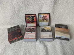 Spanish Version -MAGIC The Gathering CABALLEROS vs DRAGONES DUEL DECKS 2011 - Image 1
