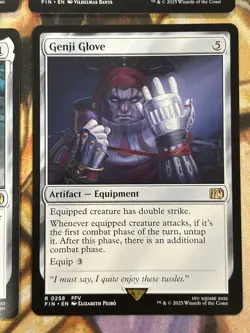 Final Fantasy Artifact Lot of 4 - Genji Glove, Aettir and Priwen (Regular) - NM - Image 5