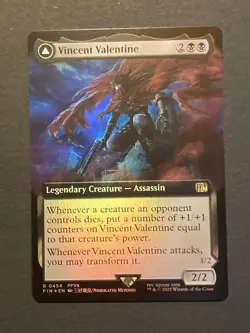 1x Vincent Valentine (Extended Art) Final Fantasy Foil Magic the Gathering - Image 1