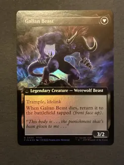 1x Vincent Valentine (Extended Art) Final Fantasy Foil Magic the Gathering - Image 2
