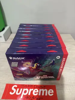 Magic: The Gathering - Marvel’s Spider-Man Collector Omega - IN HAND LOT OF 8 - Image 1