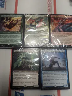 Mtg Sdcc All 5 Spider-Man Welcome Decks Complete Set White Red Black Blue Green - Image 1