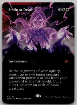 Smile at Death (Borderless) M Tarkir: Dragonstorm 329 NM - Image 1