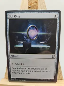 MTG Sol Ring 0305 Dragonstorm Commander Near Mint Condition - Image 1