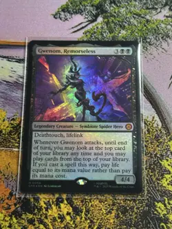 Gwenom, Remorseless - Foil Marvel's Spider-Man MTG - Image 1
