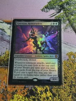 Gwenom, Remorseless - Foil Marvel's Spider-Man MTG - Image 2