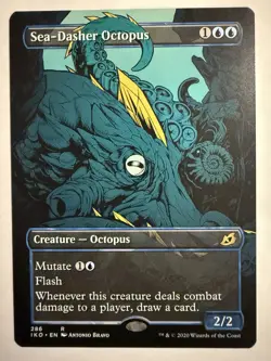 Sea-Dasher Octopus Showcase Ikoria MTG - Full Art MTG - Image 1