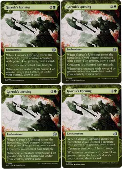 MTG Wilds of Eldraine Enchanting Tales Garruk's Uprising x 4 (Uncommon) - Image 1