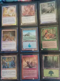 Vintage Magic The Gathering Collection Lot 350 Count Valuable Rare Foils N More - Image 1