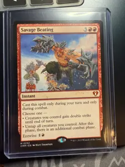 Savage Beating Commander Masters, (Non-Foil) - Image 1