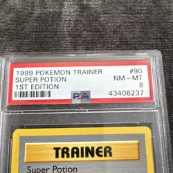 Pokemon PSA 8 Super Potion 1st Edition Shadowless Base Set 90/102 WOTC 1999 - Image 2