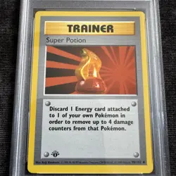 Pokemon PSA 8 Super Potion 1st Edition Shadowless Base Set 90/102 WOTC 1999 - Image 3