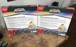 FOUR!! Pokemon TCG Scarlet & Violet Prismatic Evolutions Poster Collection Box - Image 3