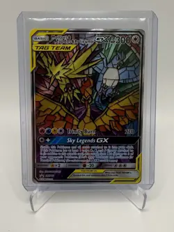 2019 Pokemon TCG - Moltres Zapdos Articuno GX TAG TEAM #SM210 Black Star Promo - Image 4