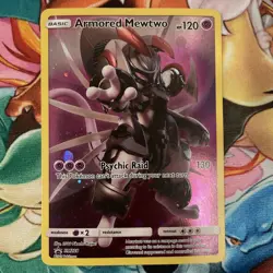 Pokemon Armored Mewtwo Full Art Promo SM228 LPU - Image 2